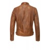 Geaca de Piele Naturala Barbati Gipsy Coniac Rylo LAKEV – IMBRACAMINTE