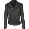 Geaca de Piele Naturala Barbati Gipsy Negru Bej AC/DC LROV Geaca de Piele Naturala Barbati Gipsy Negru Bej AC/DC LROV - readytowear