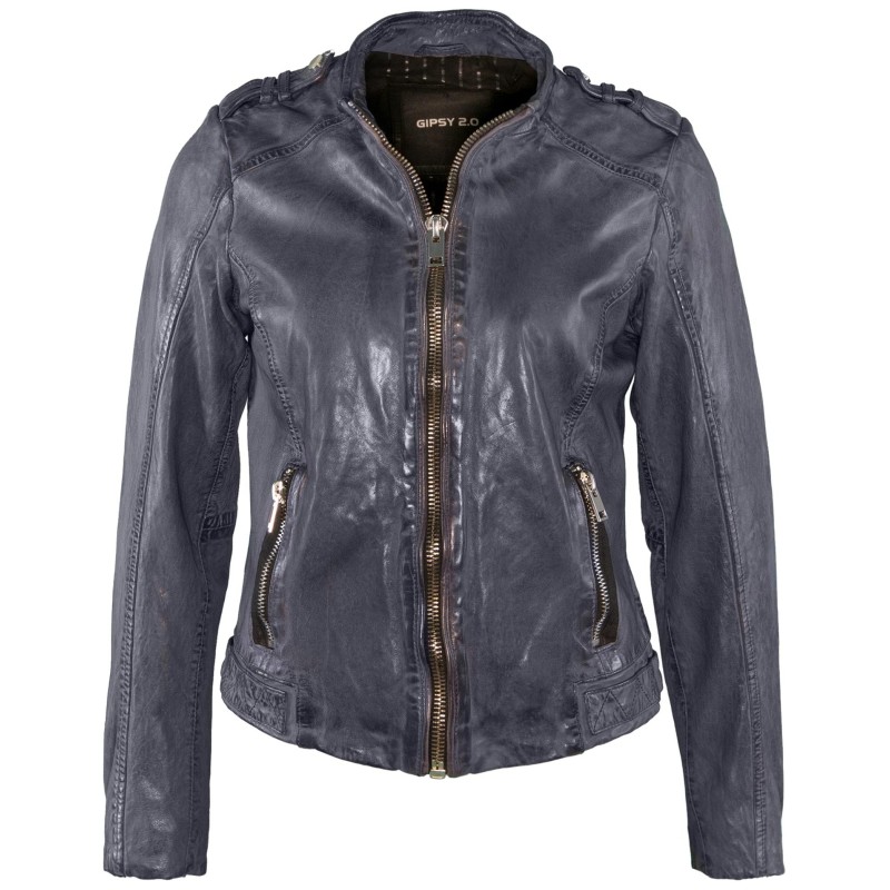 Geaca de Piele Naturala Dama Gipsy Bleumarin Abra SF LAWOV – IMBRACAMINTE Geaca de Piele Naturala Dama Gipsy Bleumarin Abra SF LAWOV – IMBRACAMINTE