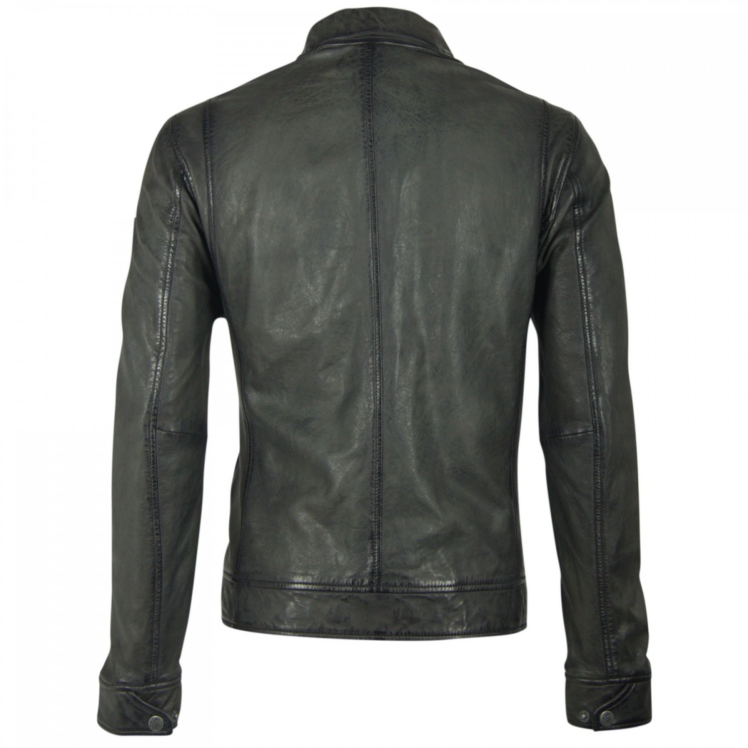 Geaca de Piele Naturala Barbati Gipsy Neagra Adem LASANV – IMBRACAMINTE