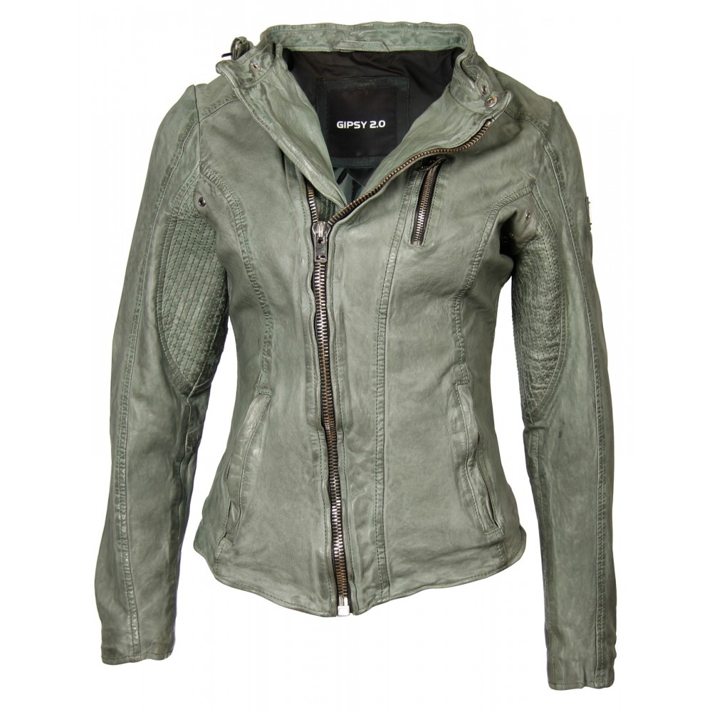 Geaca de Piele Naturala Dama Gipsy Gri Adira SF LAWOV Geaca de Piele Naturala Dama Gipsy Gri Adira SF LAWOV - readytowear.ro