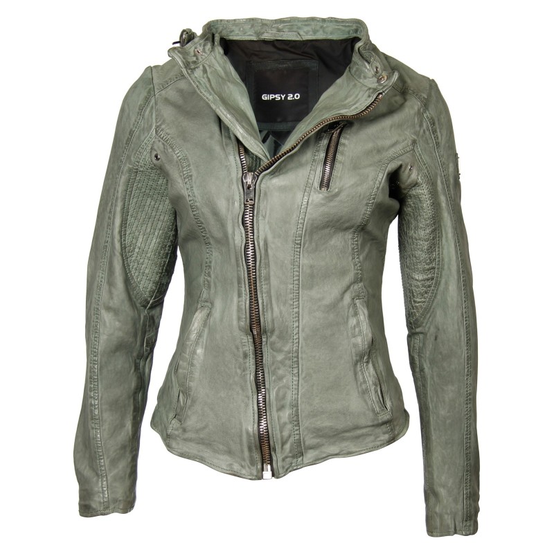 Geaca de Piele Naturala Dama Gipsy Gri Adira SF LAWOV – IMBRACAMINTE Geaca de Piele Naturala Dama Gipsy Gri Adira SF LAWOV – IMBRACAMINTE