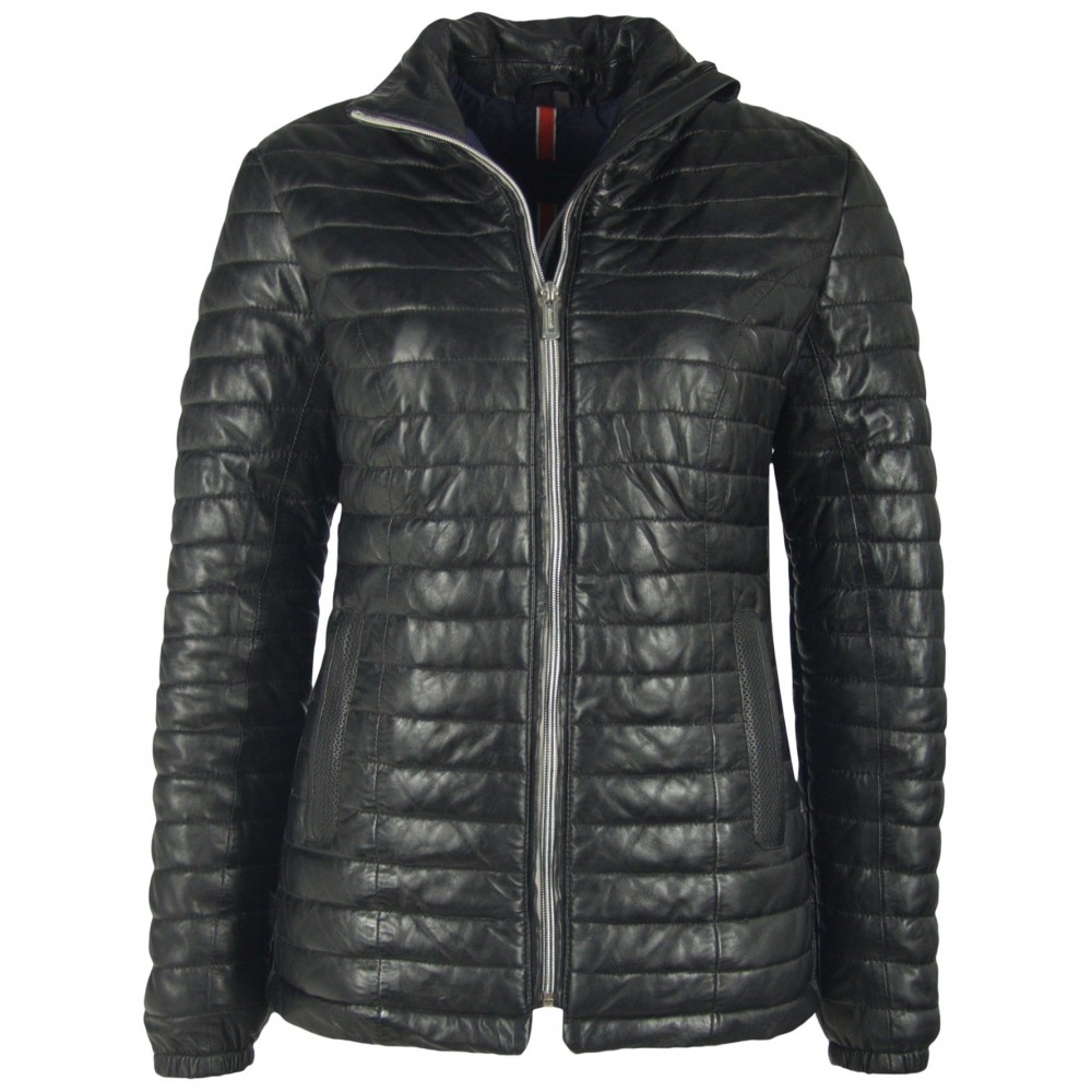 Geaca de Piele Naturala Dama Gipsy Neagra Airy LNBV W Geaca de Piele Naturala Dama Gipsy Neagra Airy LNBV W - readytowear