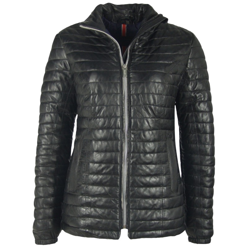 Geaca de Piele Naturala Dama Gipsy Neagra Airy LNBV W – IMBRACAMINTE