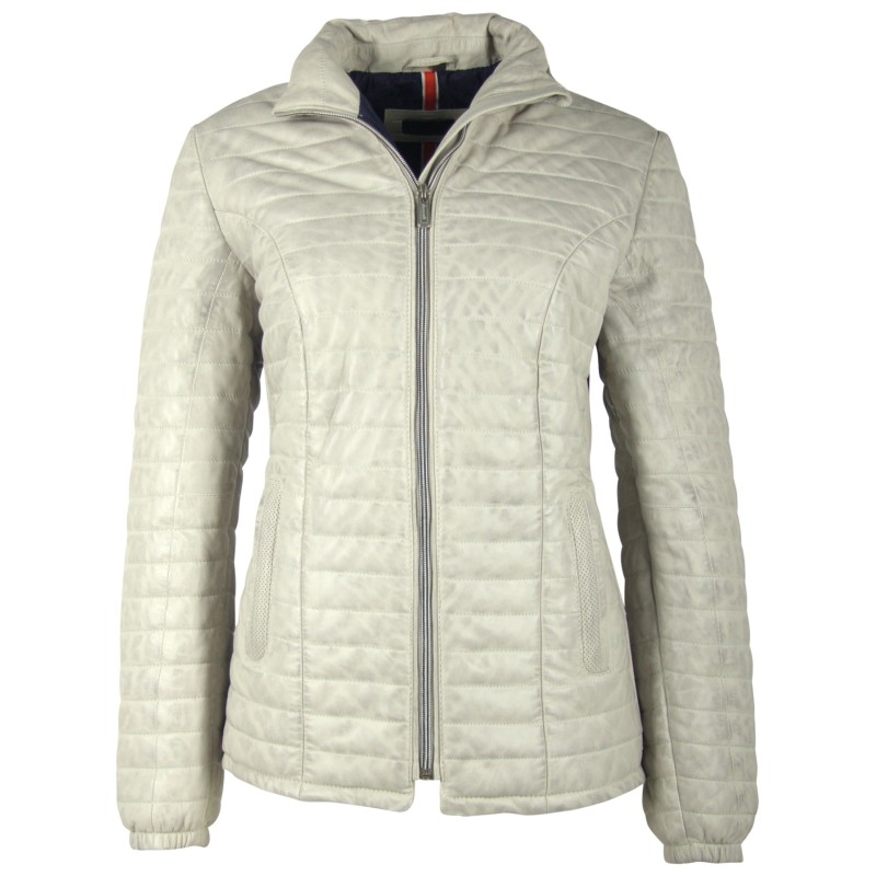 Geaca de Piele Naturala Dama Gipsy Alb Murdar Airy LNBV W – IMBRACAMINTE Geaca de Piele Naturala Dama Gipsy Alb Murdar Airy LNBV W – IMBRACAMINTE