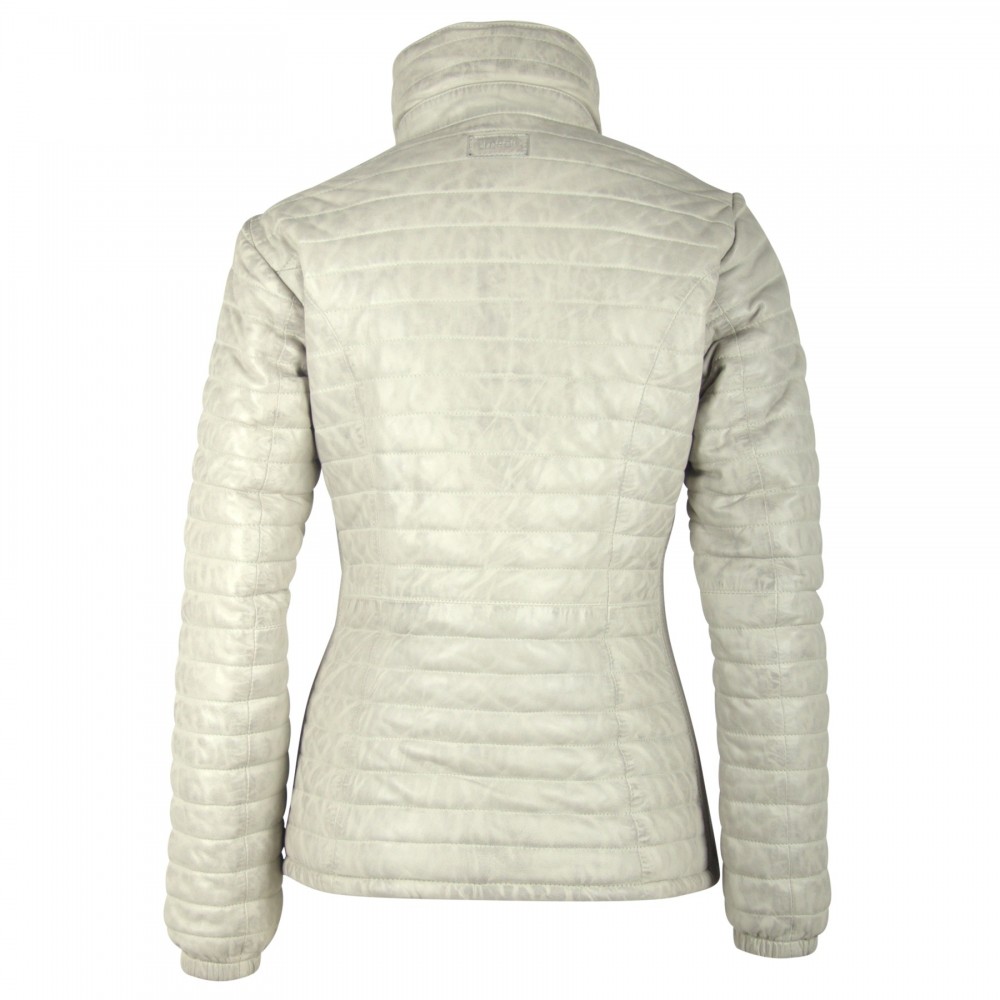 Geaca de Piele Naturala Dama Gipsy Alb Murdar Airy LNBV W Geaca de Piele Naturala Dama Gipsy Alb Murdar Airy LNBV W - readytowear.ro