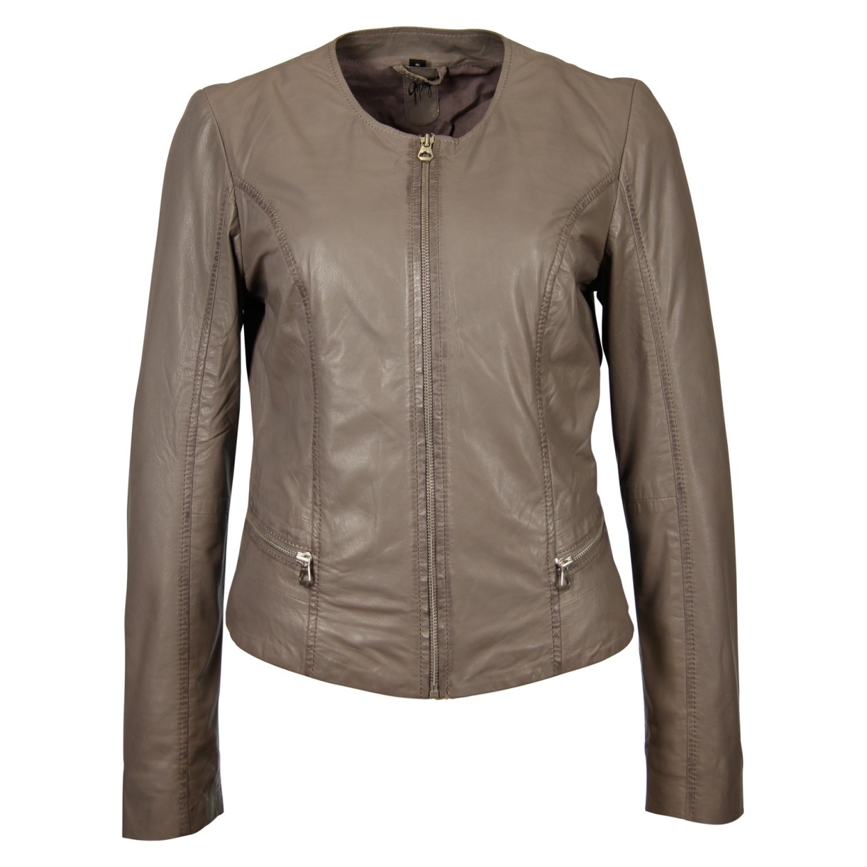 Geaca de Piele Naturala Dama Gipsy Gri Alea LASV – IMBRACAMINTE Geaca de Piele Naturala Dama Gipsy Gri Alea LASV – IMBRACAMINTE