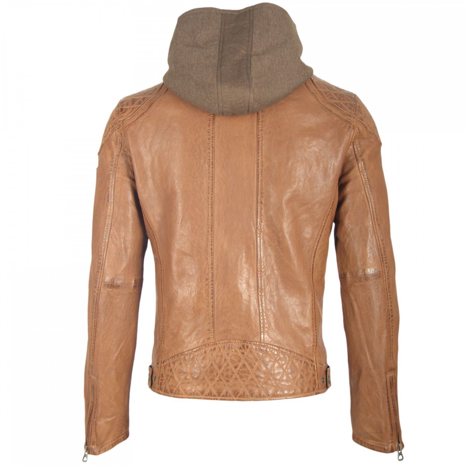 Geaca de Piele Naturala Barbati Gipsy Coniac Alek 2 S19 LABRIV – IMBRACAMINTE