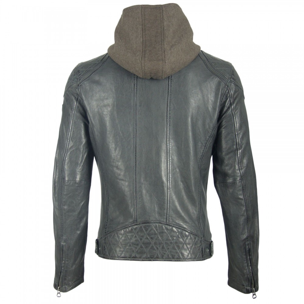Geaca de Piele Naturala Barbati Gipsy Grafit Alek 2 S19 LABRIV Geaca de Piele Naturala Barbati Gipsy Grafit Alek 2 S19 LABRIV - readytowear.ro