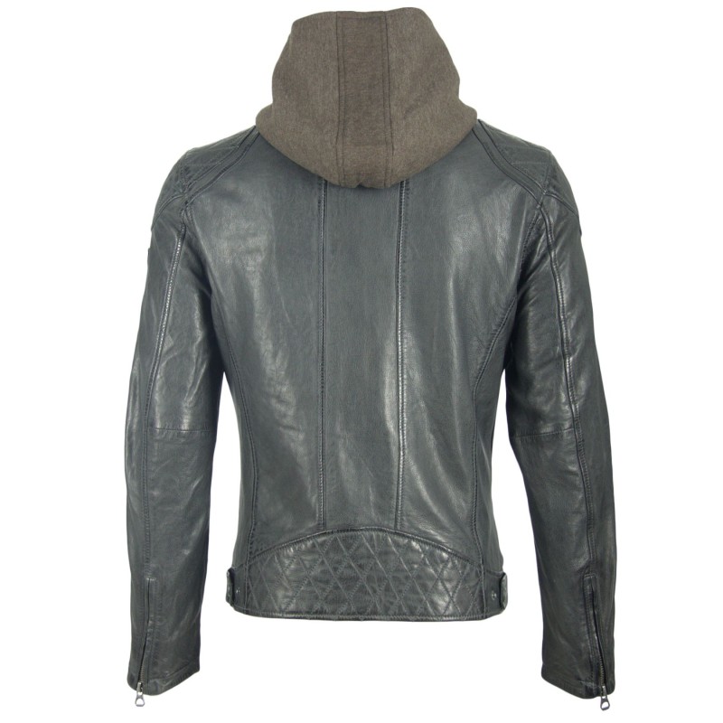 Geaca de Piele Naturala Barbati Gipsy Grafit Alek 2 S19 LABRIV – IMBRACAMINTE