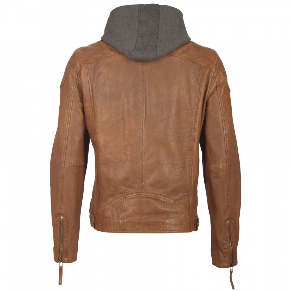 Geaca de Piele Naturala Barbati Gipsy Coniac Alek 3 PN NSLV Geaca de Piele Naturala Barbati Gipsy Coniac Alek 3 PN NSLV - readytowear.ro