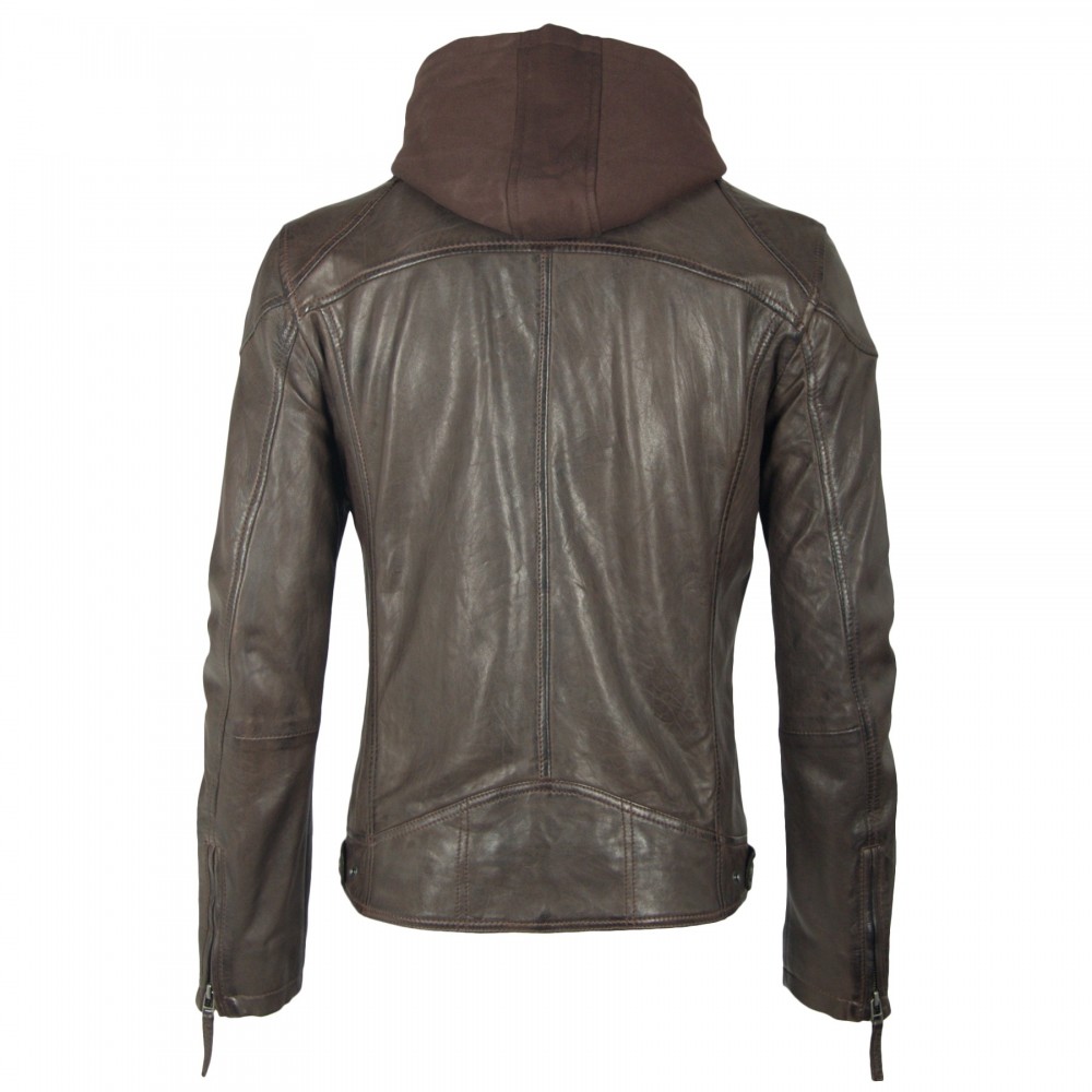 Geaca de Piele Naturala Barbati Gipsy Maro Inchis Alek 3 PN NSLV Geaca de Piele Naturala Barbati Gipsy Maro Inchis Alek 3 PN NSLV - readytowear.ro