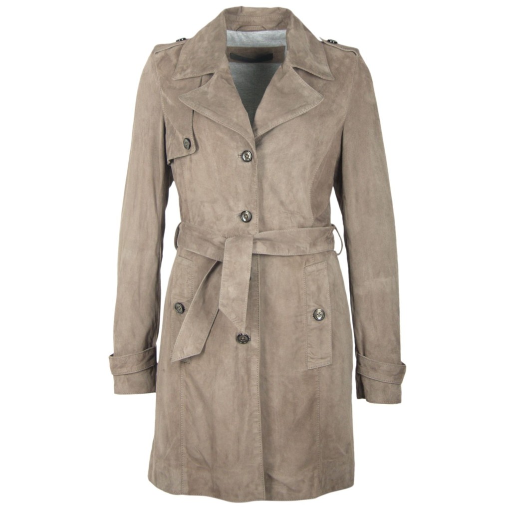 Geaca Lunga de Piele Naturala Dama Gipsy Gri Alenna ZV – IMBRACAMINTE