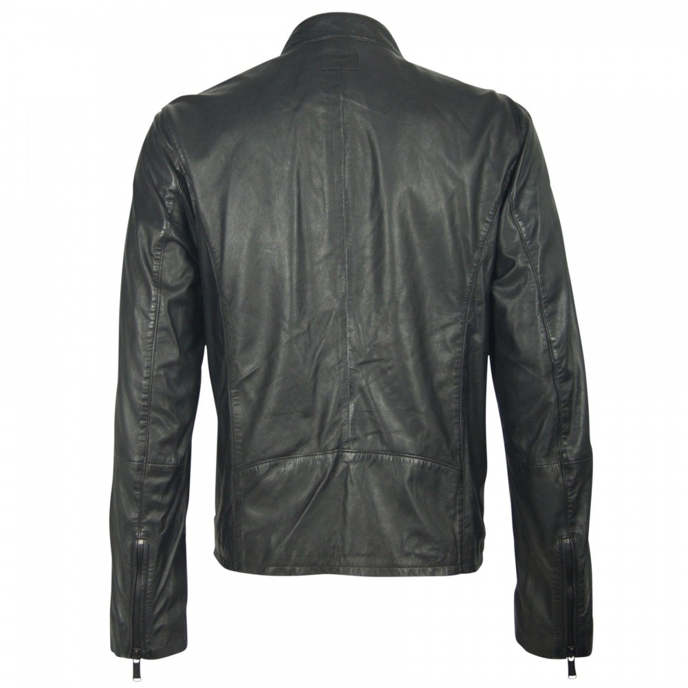 Geaca de Piele Naturala Barbati Gipsy Neagra Alex 2 LRPE Geaca de Piele Naturala Barbati Gipsy Neagra Alex 2 LRPE - readytowear.ro