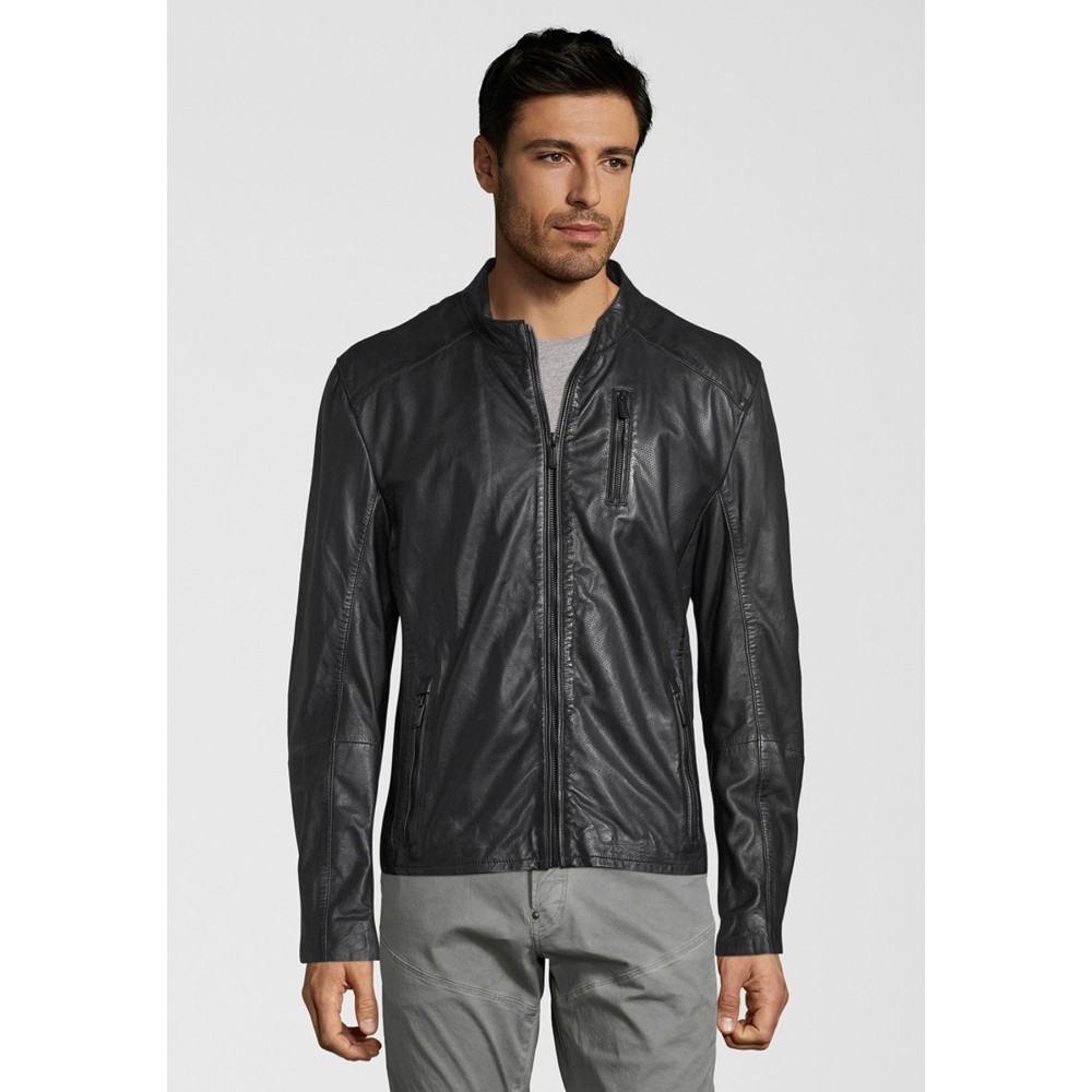 Geaca de Piele Naturala Barbati Gipsy Neagra Alex 2 LRPE Geaca de Piele Naturala Barbati Gipsy Neagra Alex 2 LRPE - readytowear.ro