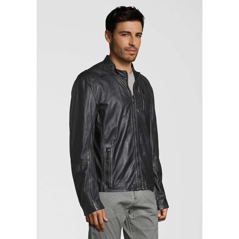 Geaca de Piele Naturala Barbati Gipsy Neagra Alex 2 LRPE Geaca de Piele Naturala Barbati Gipsy Neagra Alex 2 LRPE - readytowear.ro