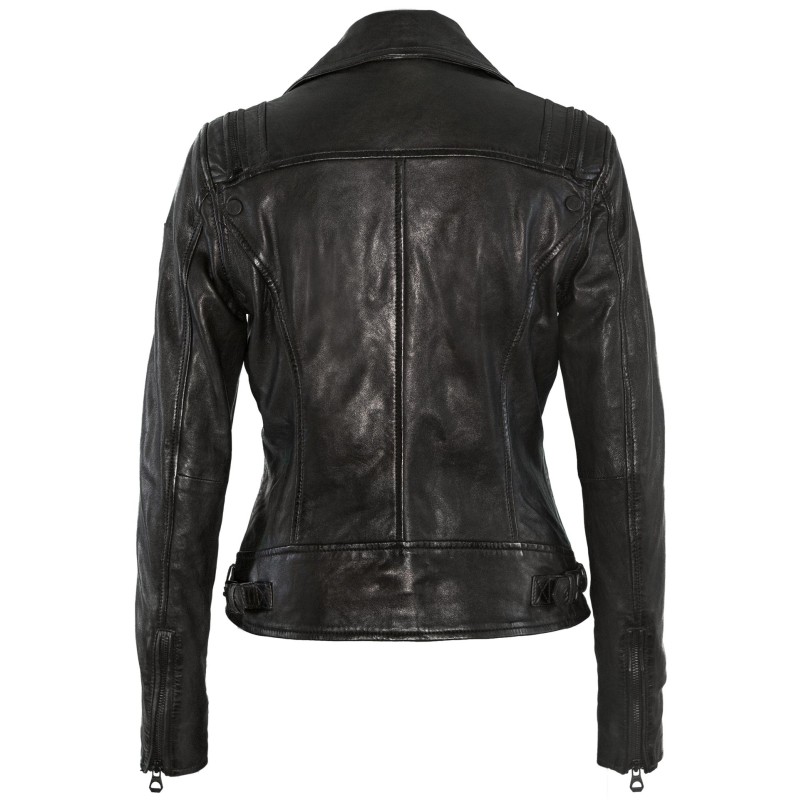 Geaca de Piele Naturala Dama Gipsy Neagra Alia NSLONTV – IMBRACAMINTE