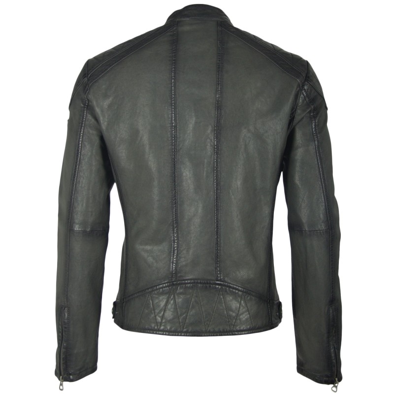 Geaca de Piele Naturala Barbati Gipsy Kaki Vintage Alix LASANV – IMBRACAMINTE