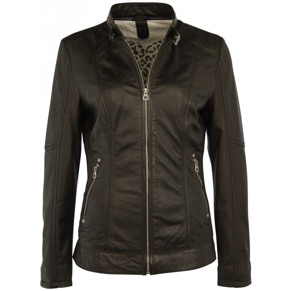 Geaca de Piele Naturala Dama Gipsy Neagra Allis LAPAV Geaca de Piele Naturala Dama Gipsy Neagra Allis LAPAV - readytowear.ro