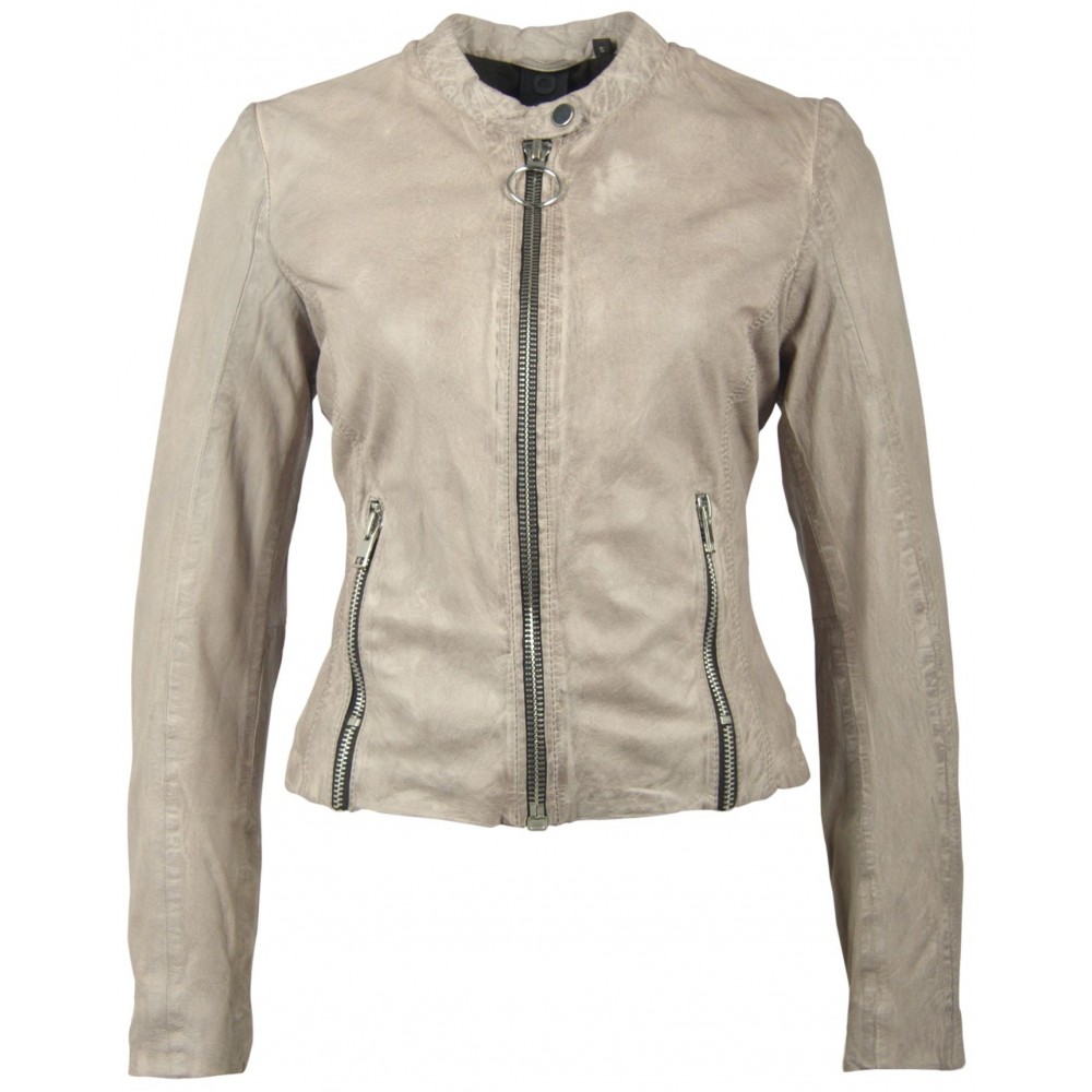Geaca de Piele Naturala Dama Gipsy Gri Amara SF LATUV Geaca de Piele Naturala Dama Gipsy Gri Amara SF LATUV - readytowear