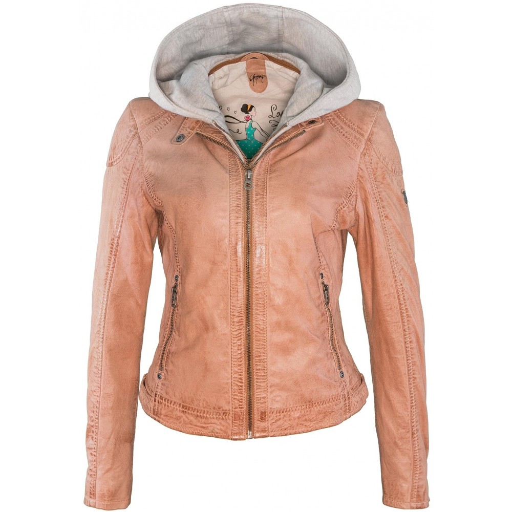 Geaca de Piele Naturala Dama Gipsy Rose Angel LAMAS Geaca de Piele Naturala Dama Gipsy Rose Angel LAMAS - readytowear.ro