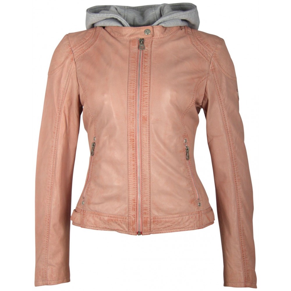 Geaca de Piele Naturala Dama Gipsy Roz Angy LAMAS Geaca de Piele Naturala Dama Gipsy Roz Angy LAMAS - readytowear
