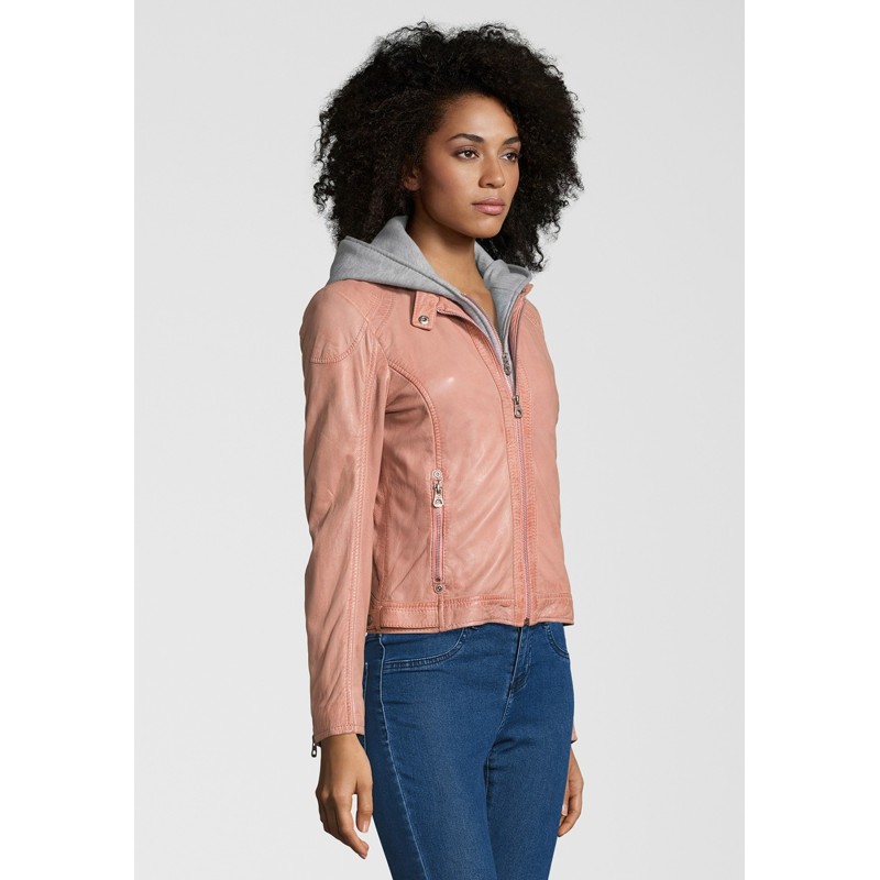 Geaca de Piele Naturala Dama Gipsy Roz Angy LAMAS – IMBRACAMINTE