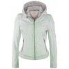 Geaca de Piele Naturala Dama Gipsy Verde Deschis Angy LAMAS - readytowear