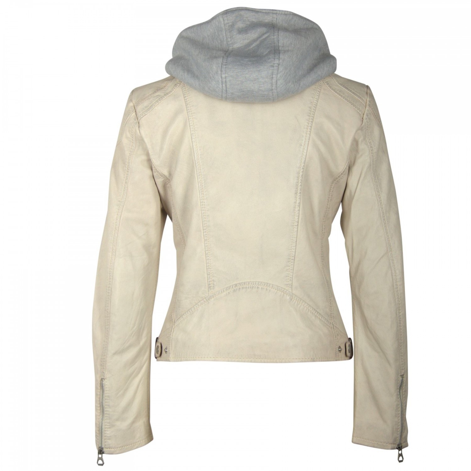 Geaca de Piele Naturala Dama Gipsy Bej Angy LAMAS – IMBRACAMINTE