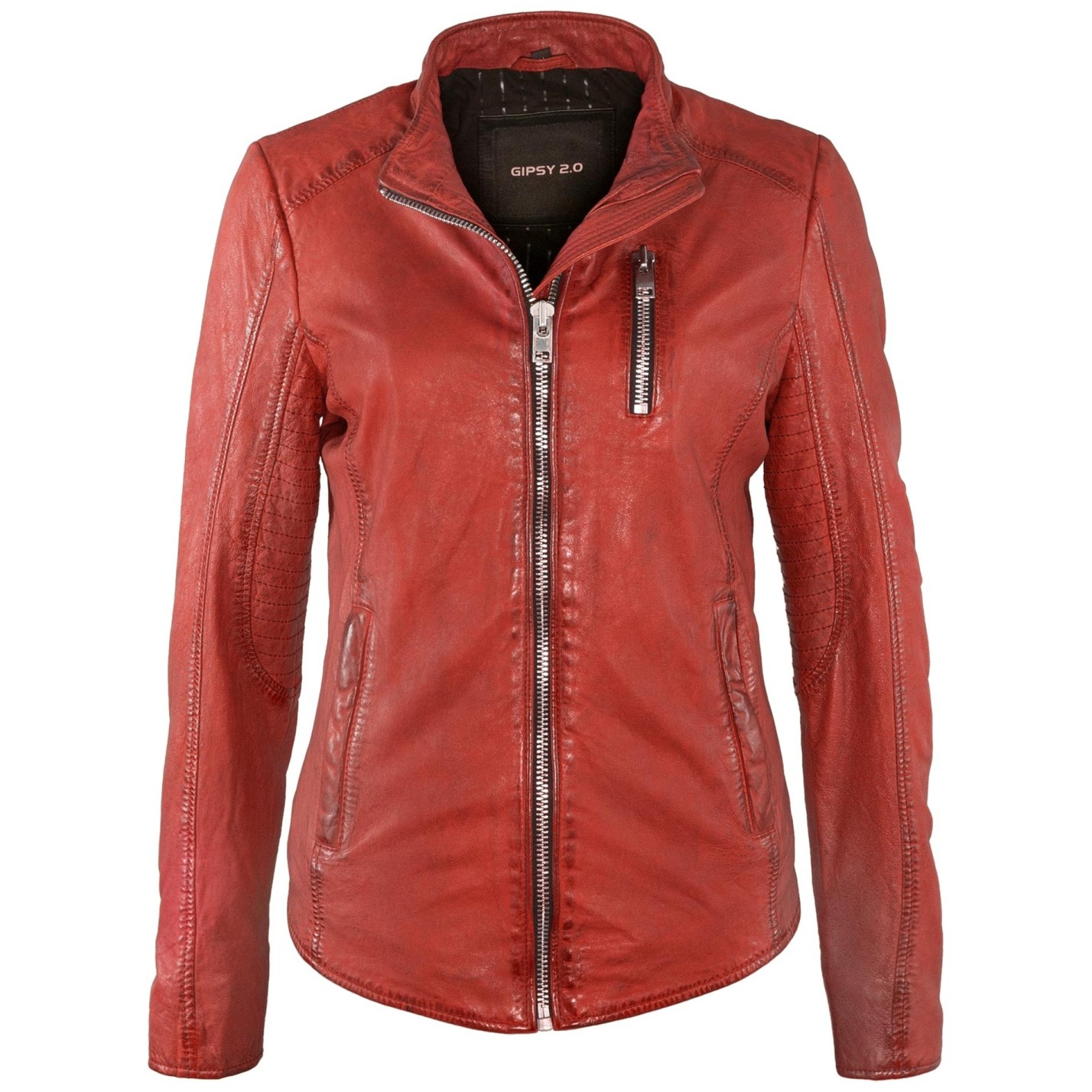 Geaca de Piele Naturala Dama Gipsy Rosie Anise SF LVWW – IMBRACAMINTE