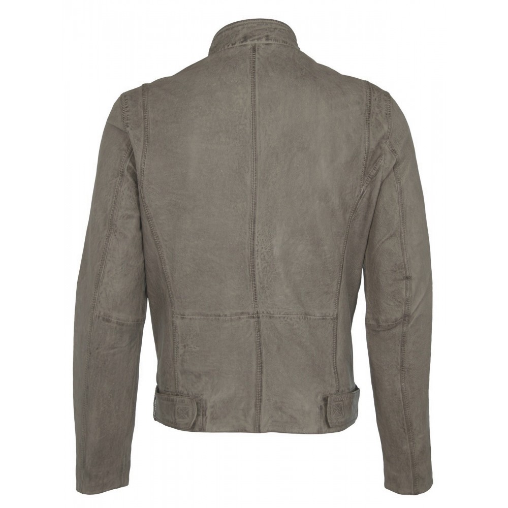 Geaca din Piele Naturala Gipsy Barbati Gri Aric SF LATEOV Geaca din Piele Naturala Gipsy Barbati Gri Aric SF LATEOV - readytowear.ro