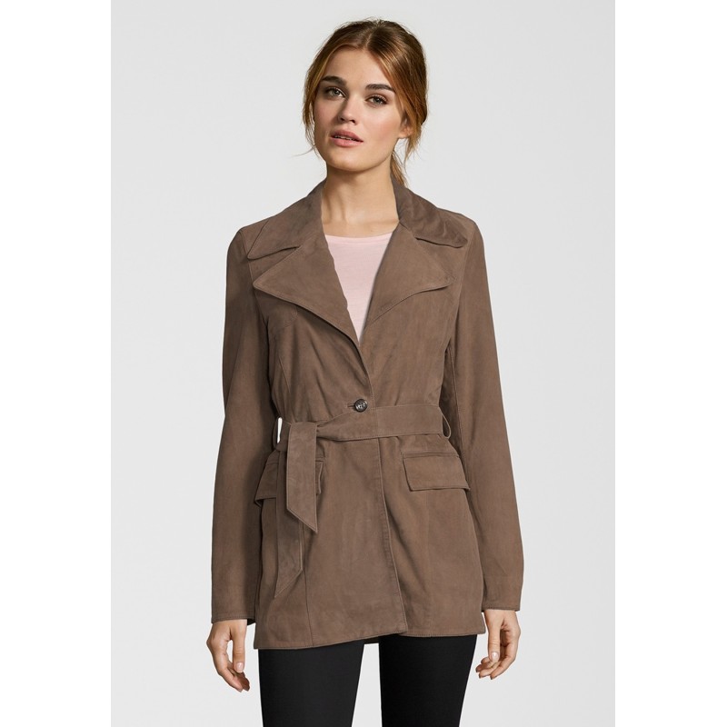 Geaca Lunga de Piele Naturala Dama Gipsy Kaki Arizona ZV – IMBRACAMINTE Geaca Lunga de Piele Naturala Dama Gipsy Kaki Arizona ZV – IMBRACAMINTE