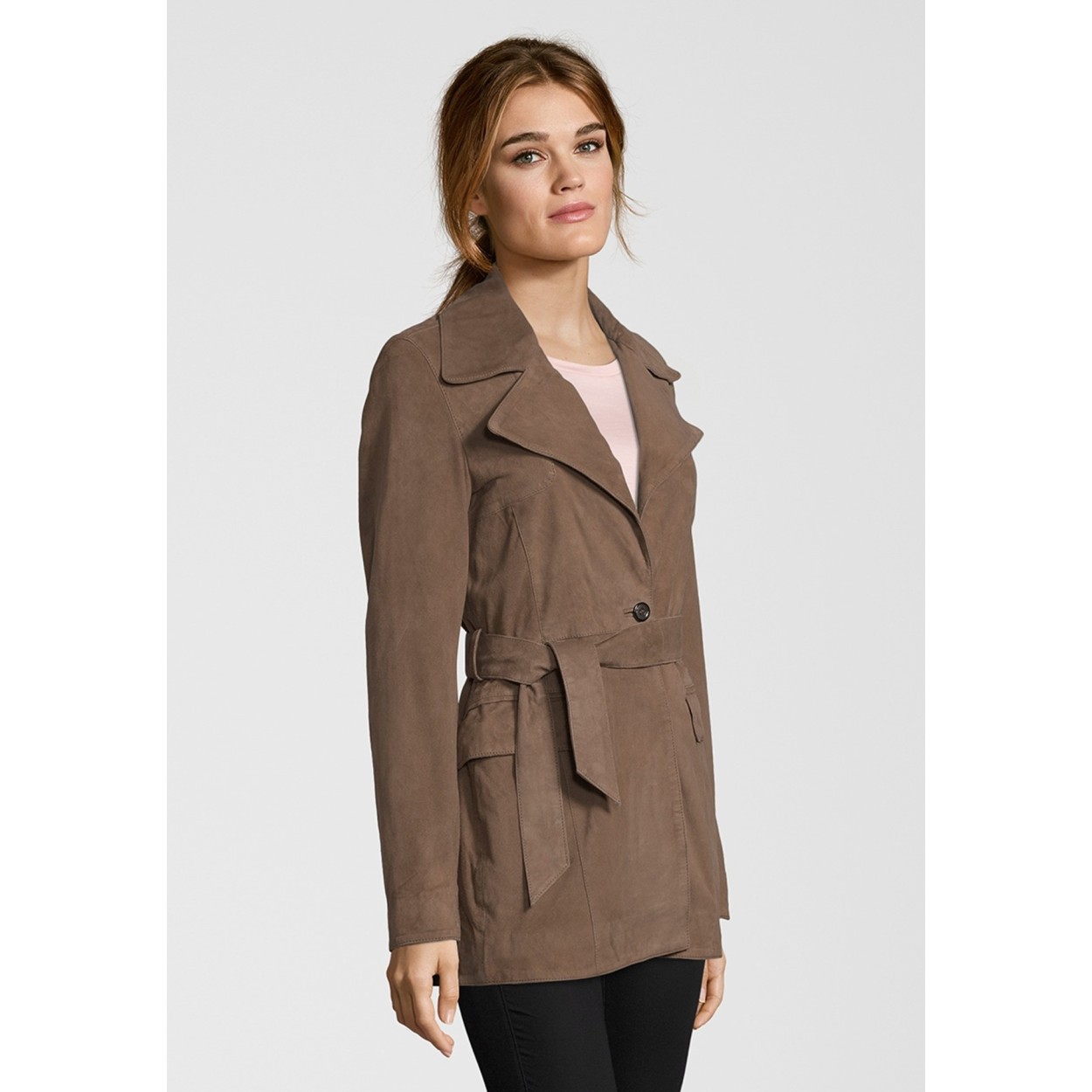 Geaca Lunga de Piele Naturala Dama Gipsy Kaki Arizona ZV – IMBRACAMINTE Geaca Lunga de Piele Naturala Dama Gipsy Kaki Arizona ZV – IMBRACAMINTE