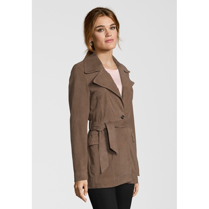 Geaca Lunga de Piele Naturala Dama Gipsy Kaki Arizona ZV – IMBRACAMINTE Geaca Lunga de Piele Naturala Dama Gipsy Kaki Arizona ZV – IMBRACAMINTE