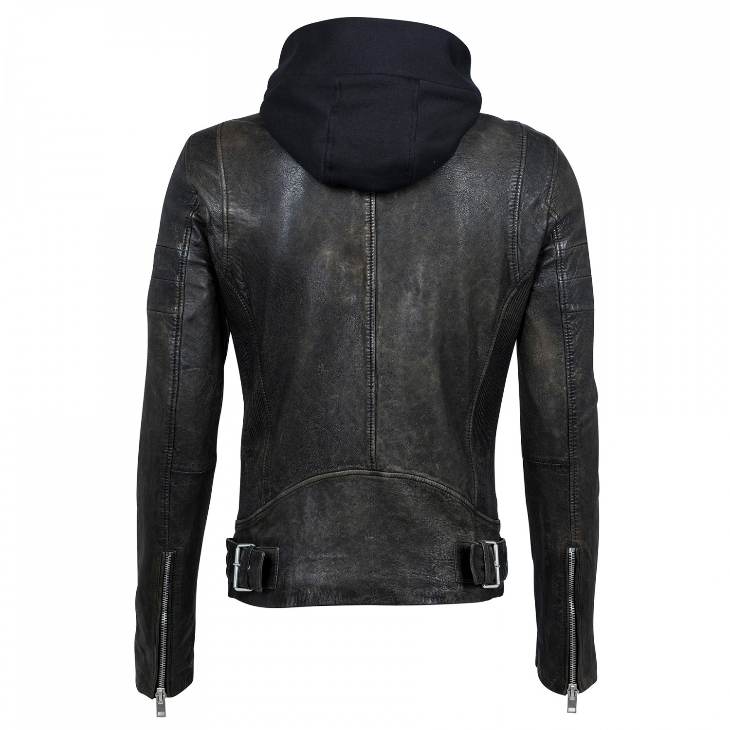 Geaca de Piele Naturala Barbati Gipsy Kaki Asher SF LATOV – Black Friday