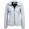 Geaca de Piele Naturala Dama Gipsy Gri Aurora LNB W - readytowear