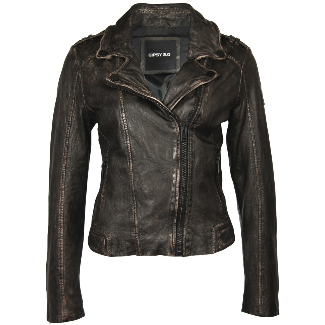 Geaca de Piele Naturala Dama Gipsy Neagra Vintage Bala 2 SF LACOV – IMBRACAMINTE Geaca de Piele Naturala Dama Gipsy Neagra Vintage Bala 2 SF LACOV – IMBRACAMINTE