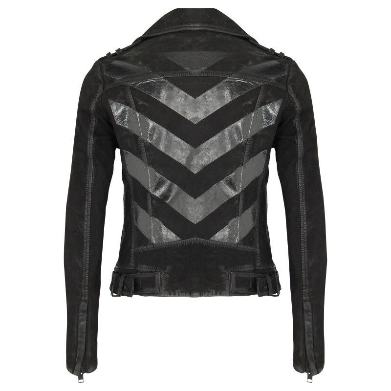 Geaca de Piele Naturala Dama Gipsy Neagra Bala SF ZNUWV – IMBRACAMINTE Geaca de Piele Naturala Dama Gipsy Neagra Bala SF ZNUWV – IMBRACAMINTE