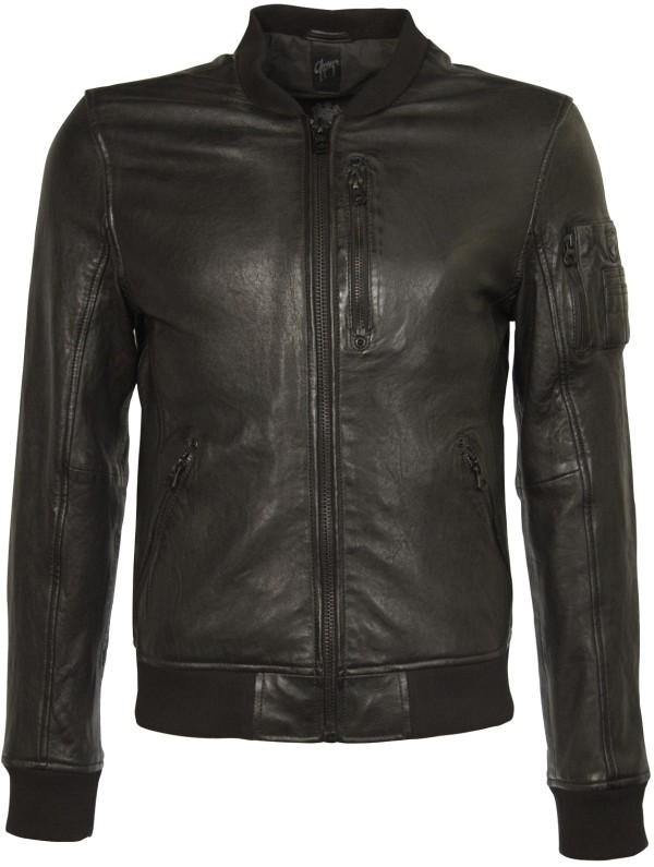 Geaca de Piele Naturala Barbati Gipsy Neagra Bale SF LVW – Black Friday — fotografia 1