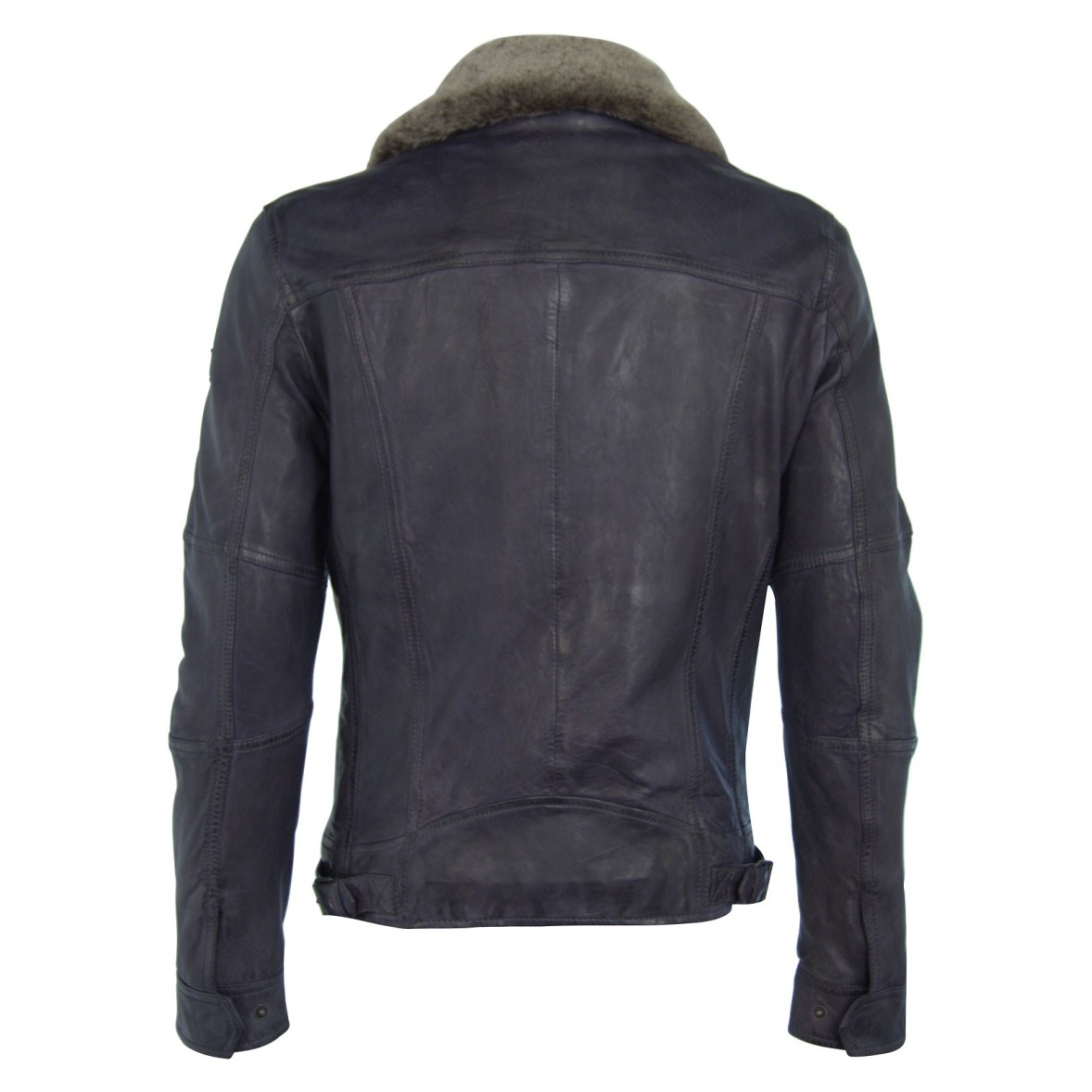 Geaca de Piele Naturala Barbati Gipsy Neagra Balton LAWOV W – IMBRACAMINTE