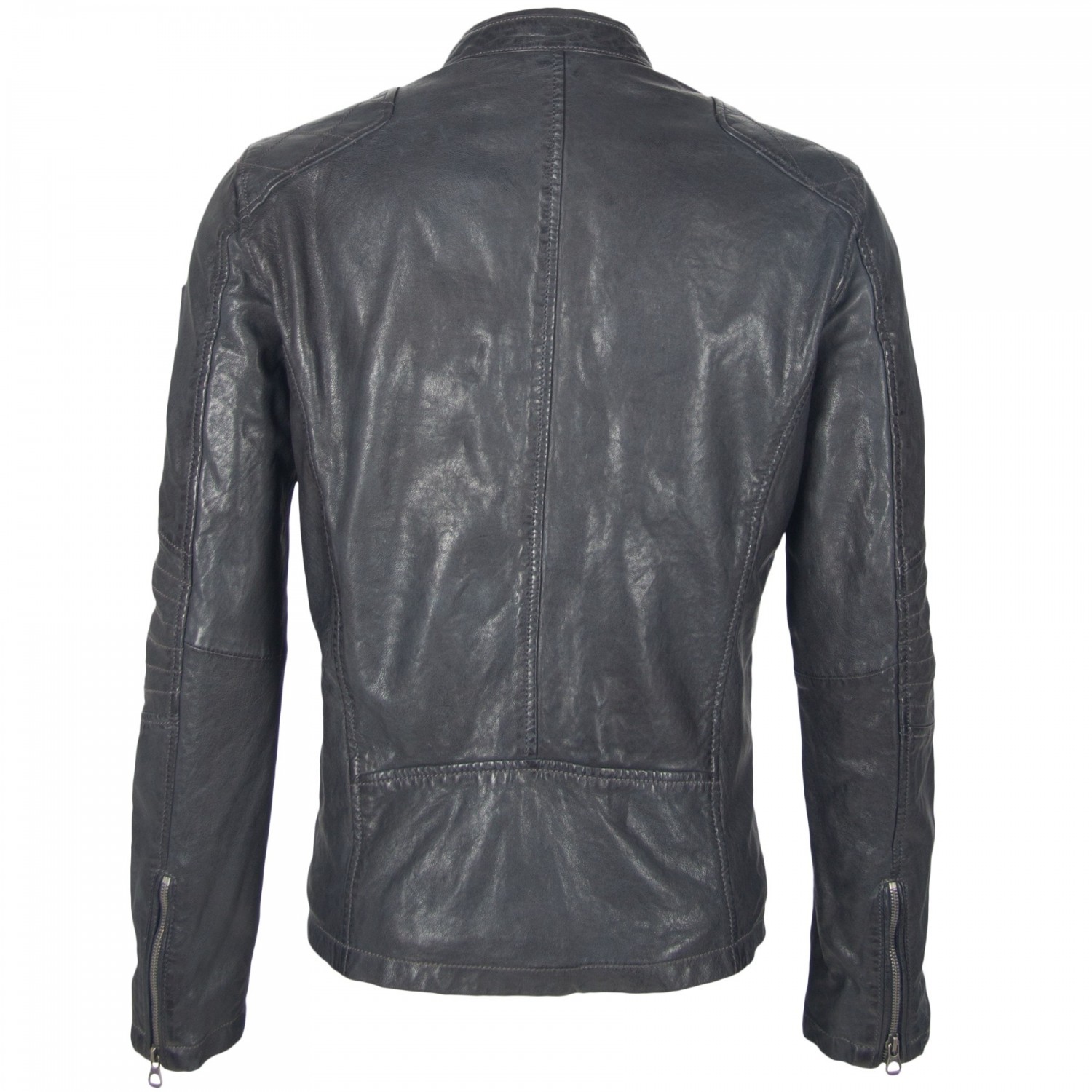 Geaca de Piele Naturala Barbati Gipsy Bleumarin Banks LVTW – IMBRACAMINTE