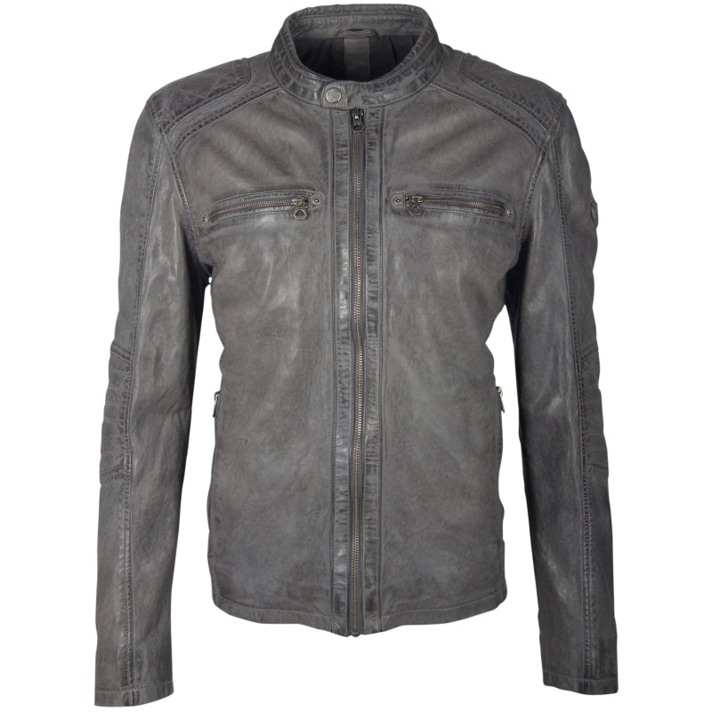 Geaca de Piele Naturala Barbati Gipsy Gri Banks LVTW – IMBRACAMINTE Geaca de Piele Naturala Barbati Gipsy Gri Banks LVTW – IMBRACAMINTE