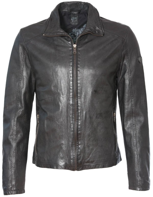 Geaca din Piele Naturala Barbati Gipsy Neagra Barry SF LONTV – IMBRACAMINTE — fotografia 1