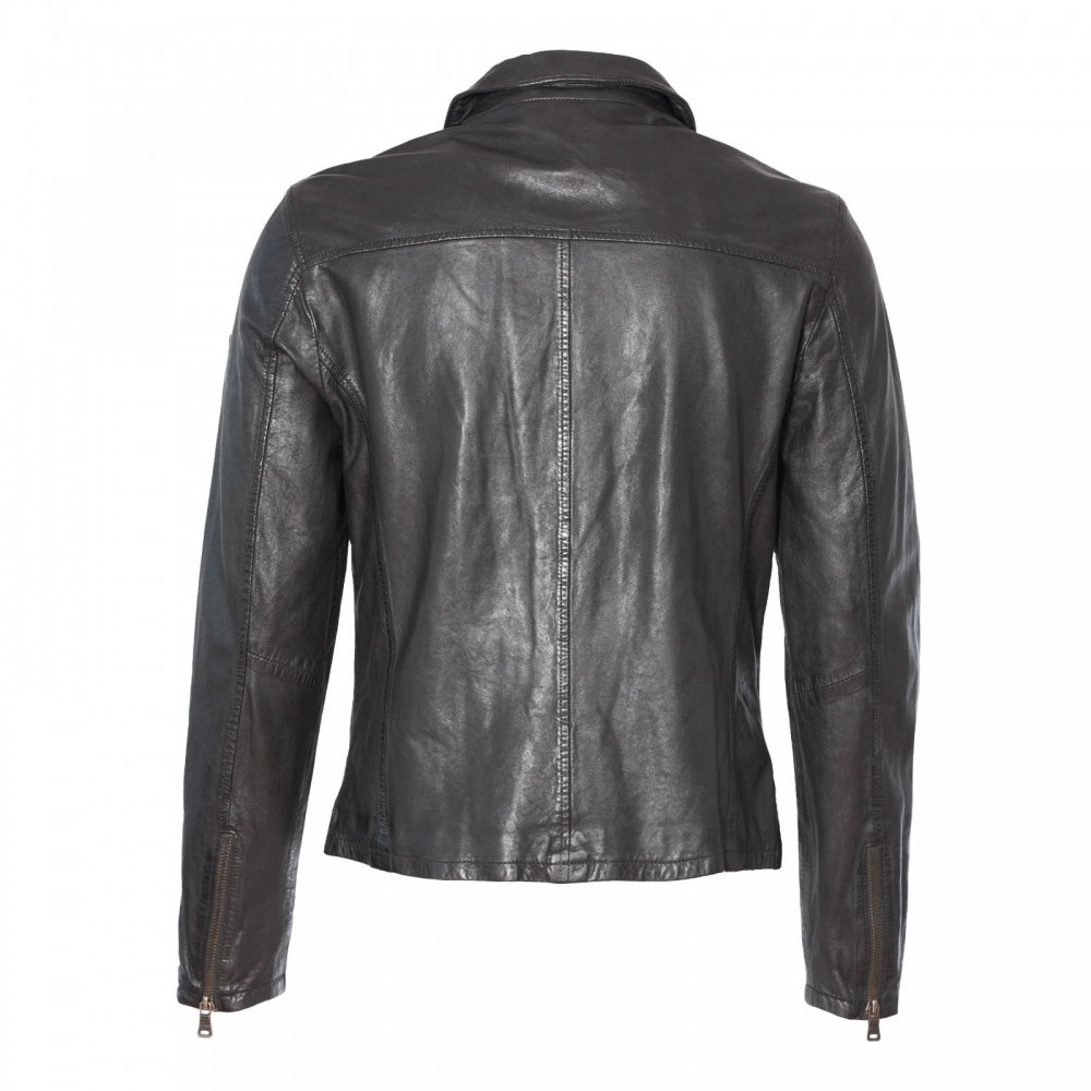 Geaca din Piele Naturala Barbati Gipsy Neagra Barry SF LONTV Geaca din Piele Naturala Barbati Gipsy Neagra Barry SF LONTV - readytowear.ro