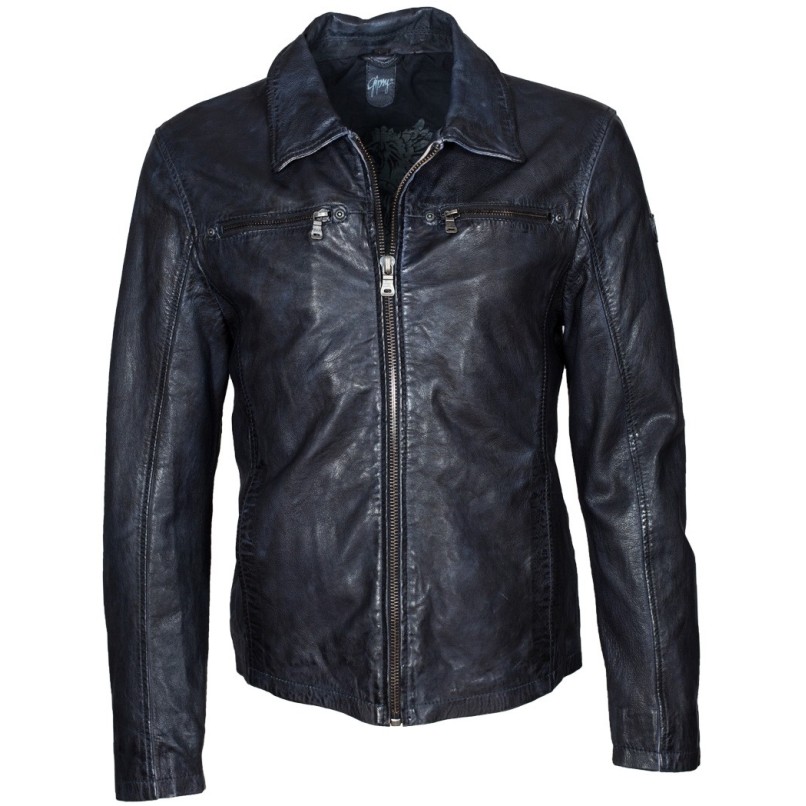 Geaca din Piele Naturala Barbati Gipsy Bleumarin Bart S16 LAKEV – IMBRACAMINTE Geaca din Piele Naturala Barbati Gipsy Bleumarin Bart S16 LAKEV – IMBRACAMINTE