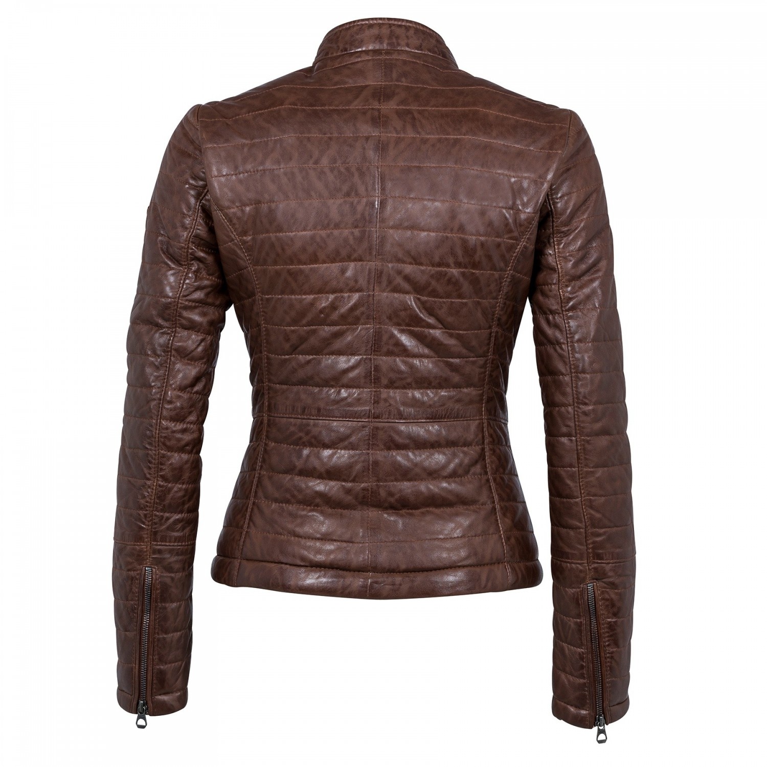 Geaca de Piele Naturala Dama Gipsy Maro Inchis Baya LNB W – IMBRACAMINTE