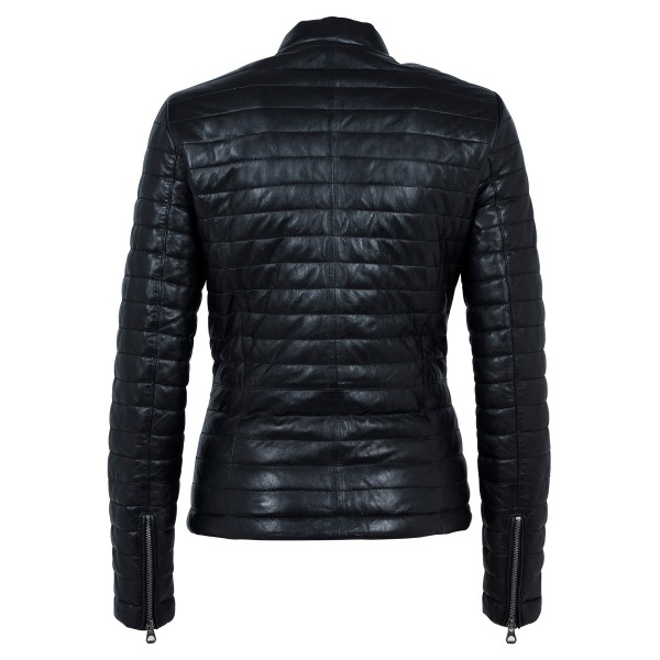 Geaca de Piele Naturala Dama Gipsy Neagra Baya LNB W – IMBRACAMINTE — fotografia 2