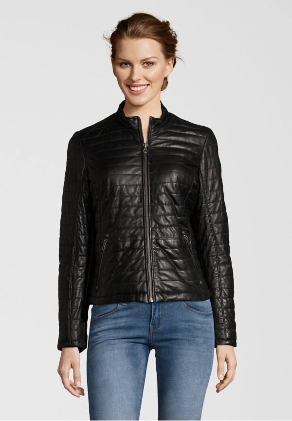 Geaca de Piele Naturala Dama Gipsy Neagra Baya LNB W – Black Friday — fotografia 3