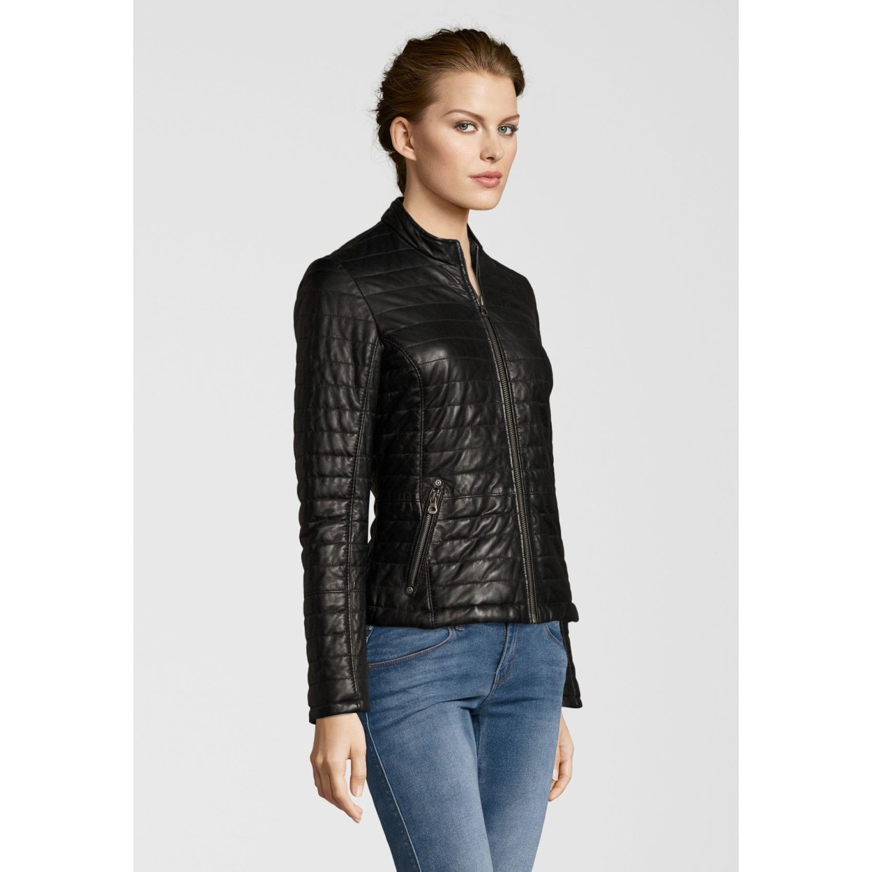 Geaca de Piele Naturala Dama Gipsy Neagra Baya LNB W – IMBRACAMINTE Geaca de Piele Naturala Dama Gipsy Neagra Baya LNB W – IMBRACAMINTE