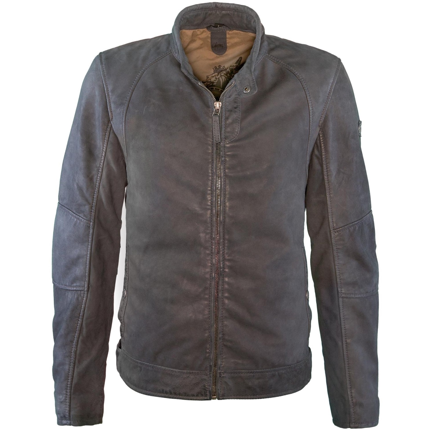 Geaca de Piele Naturala Barbati Gipsy Bleumarin Beat SF LABONV – IMBRACAMINTE